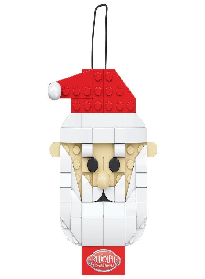 Brickcraft Rudolph the Red-Nosed Reindeer Santa Claus Ornament Brick Building Set, 74 Pieces DIY Holiday Christmas Block Kit with Hanging String | Festive Winter Display Gift for Kids & Adults Ages 8+ - Image 5